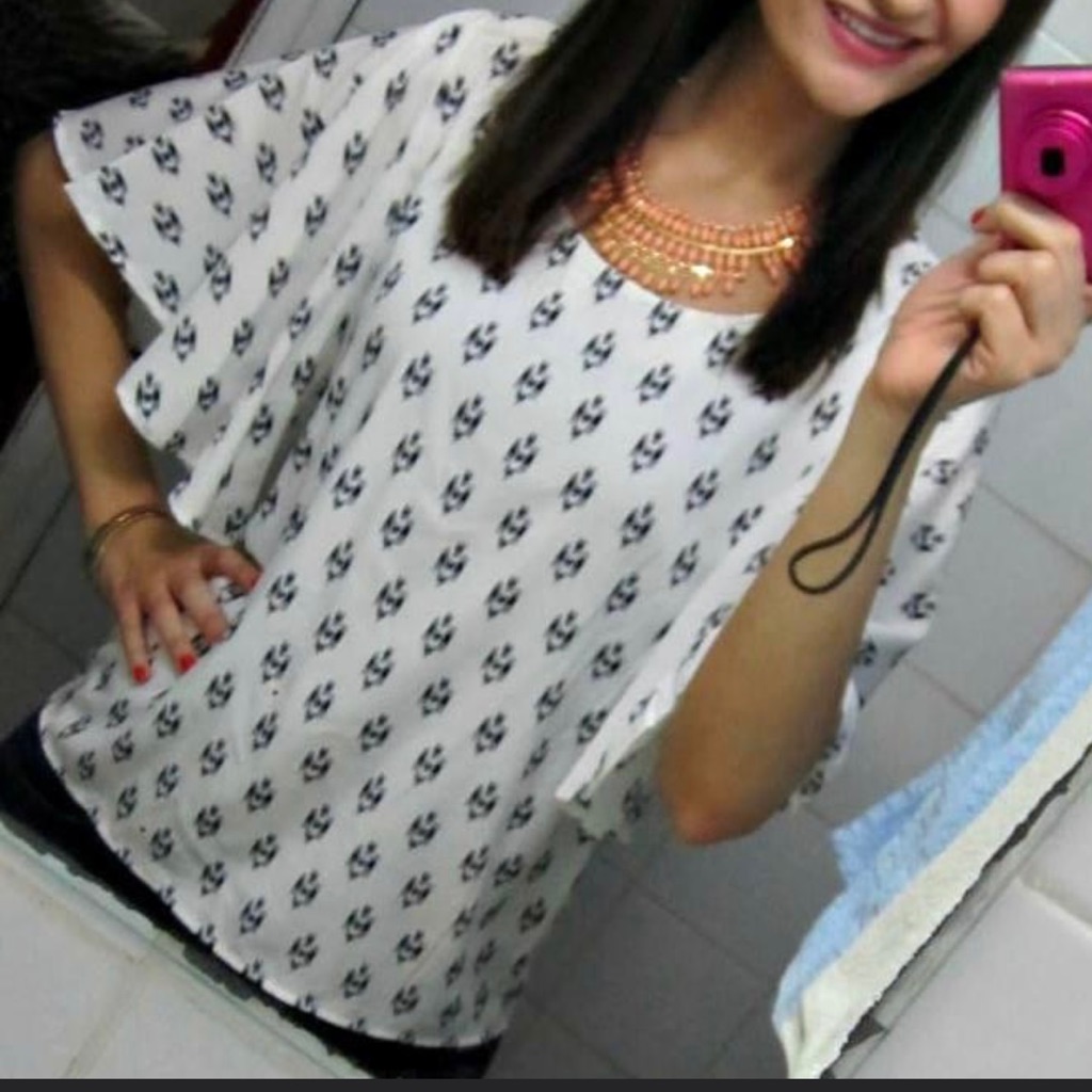 Flowy Blouse With Pattern